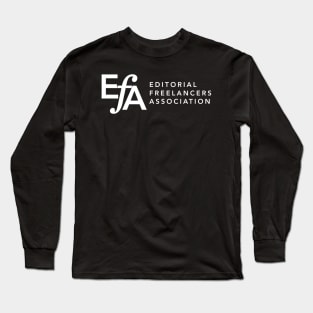 EFA Full Logo in white Long Sleeve T-Shirt